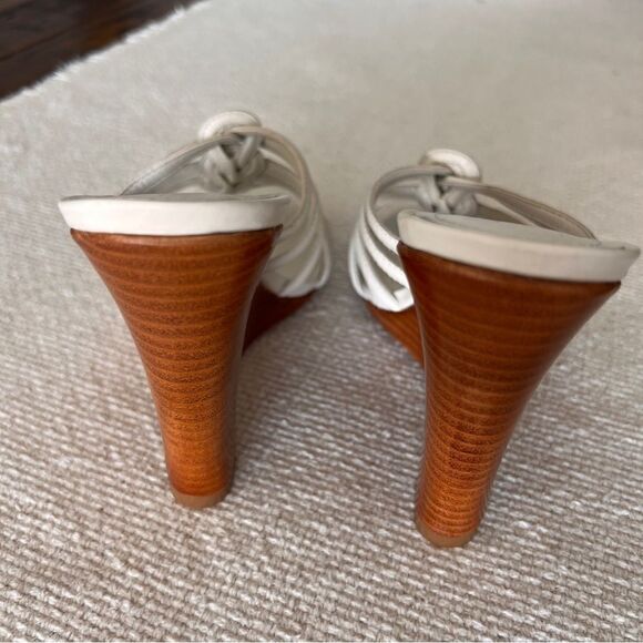 SCHUTZ Octavia Calf Leather Sandal Size 7.5 - Picture 4 of 6